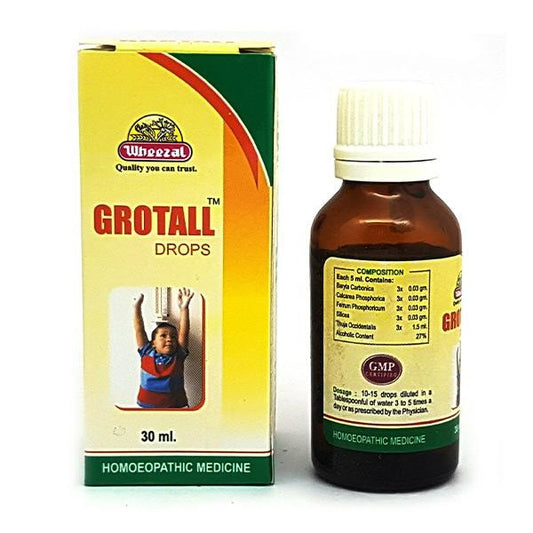 Wheezal Homeopathy Grotall Drops - Grab2buy