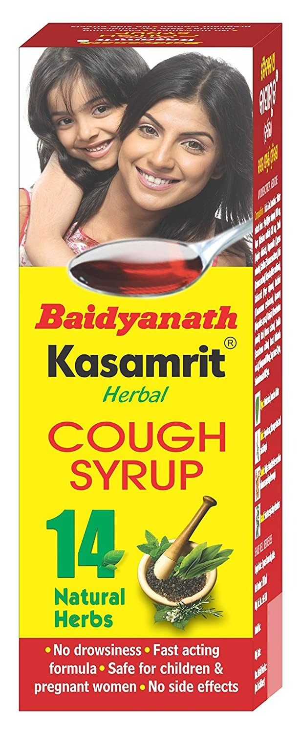 Baidyanath Kasamrit Herbal Syrup 100ml - Grab2buy