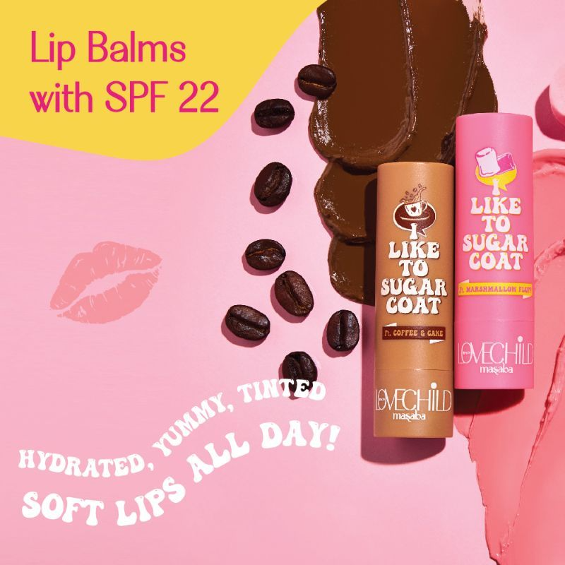 LoveChild By Masaba Gupta Lip Balm - I Like To Sugar Coat Marshmallow Fluff - Grab2buy
