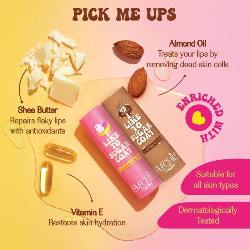 LoveChild By Masaba Gupta Lip Balm - I Like To Sugar Coat Marshmallow Fluff - Grab2buy