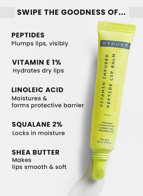 Hyphen By Kriti Sanon Vitamin Infused Peptide Lip Balm - Vanilla - Grab2buy