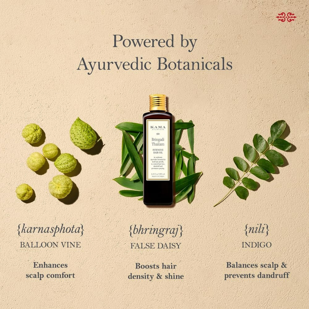 Kama Ayurveda Bringadi Intensive Hair Treatment Oil - Distacart