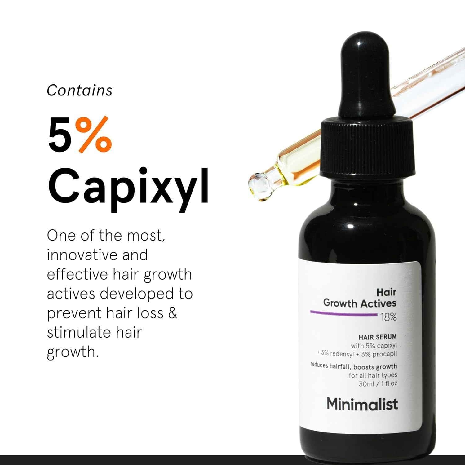 Minimalist Hair Growth Actives 18% - Grab2buy