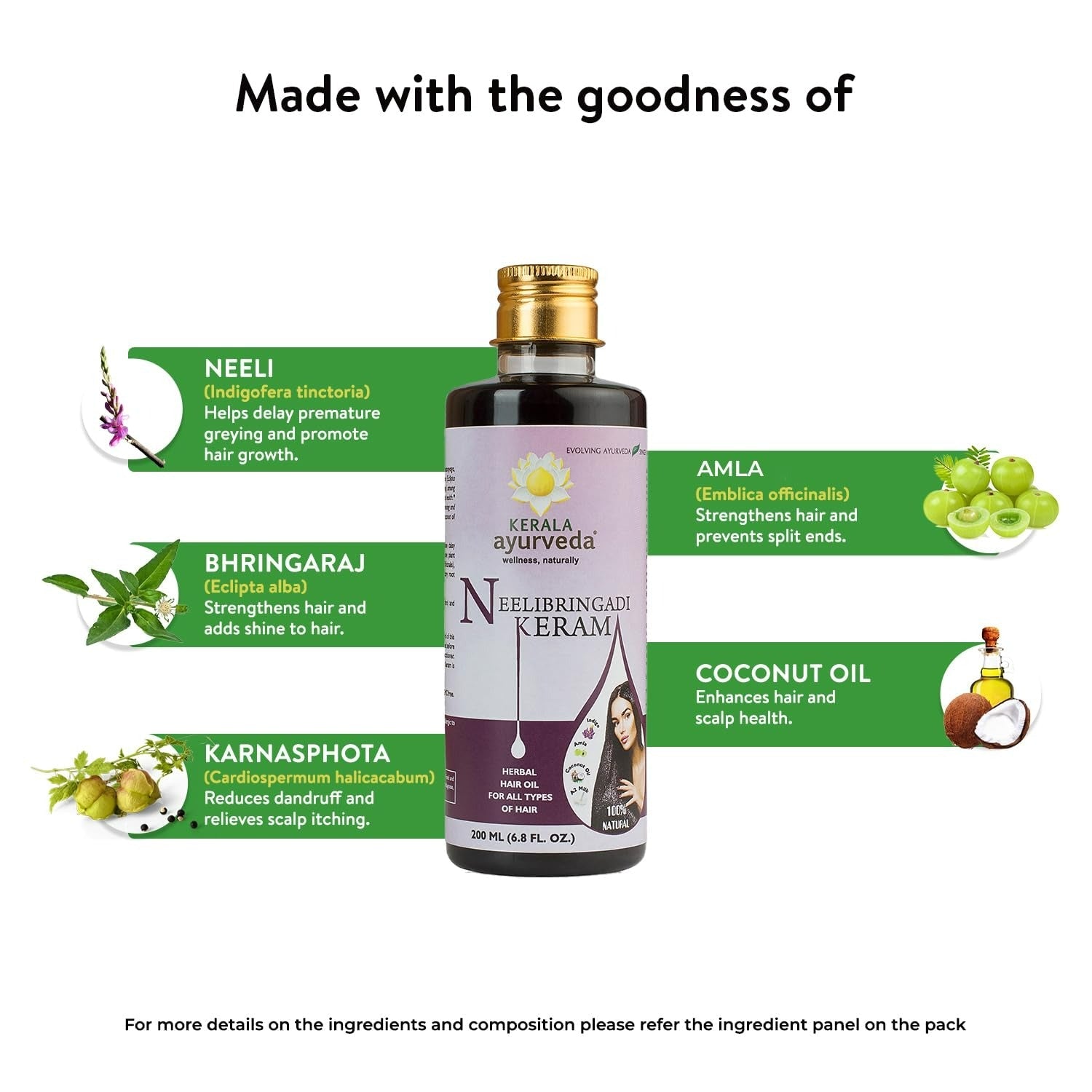 Kerala Ayurveda Neelibringadi Keram - Grab2buy