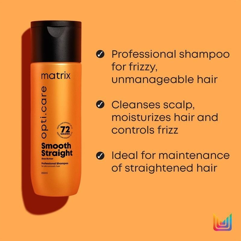 Matrix Opti. Care Smooth Straight Professional Ultra Smoothing Shampoo - Grab2buy
