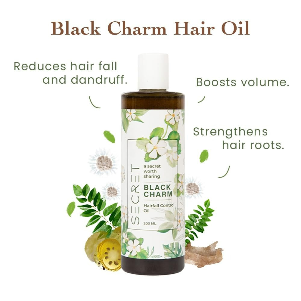 The Secret Hair Care Black Charm Hair Oil - Grab2buy