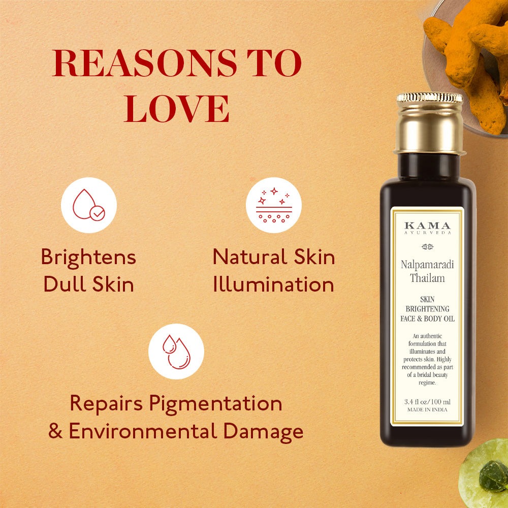 Kama Ayurveda Nalpamaradi Thailam Skin Brightening Treatment - Grab2buy