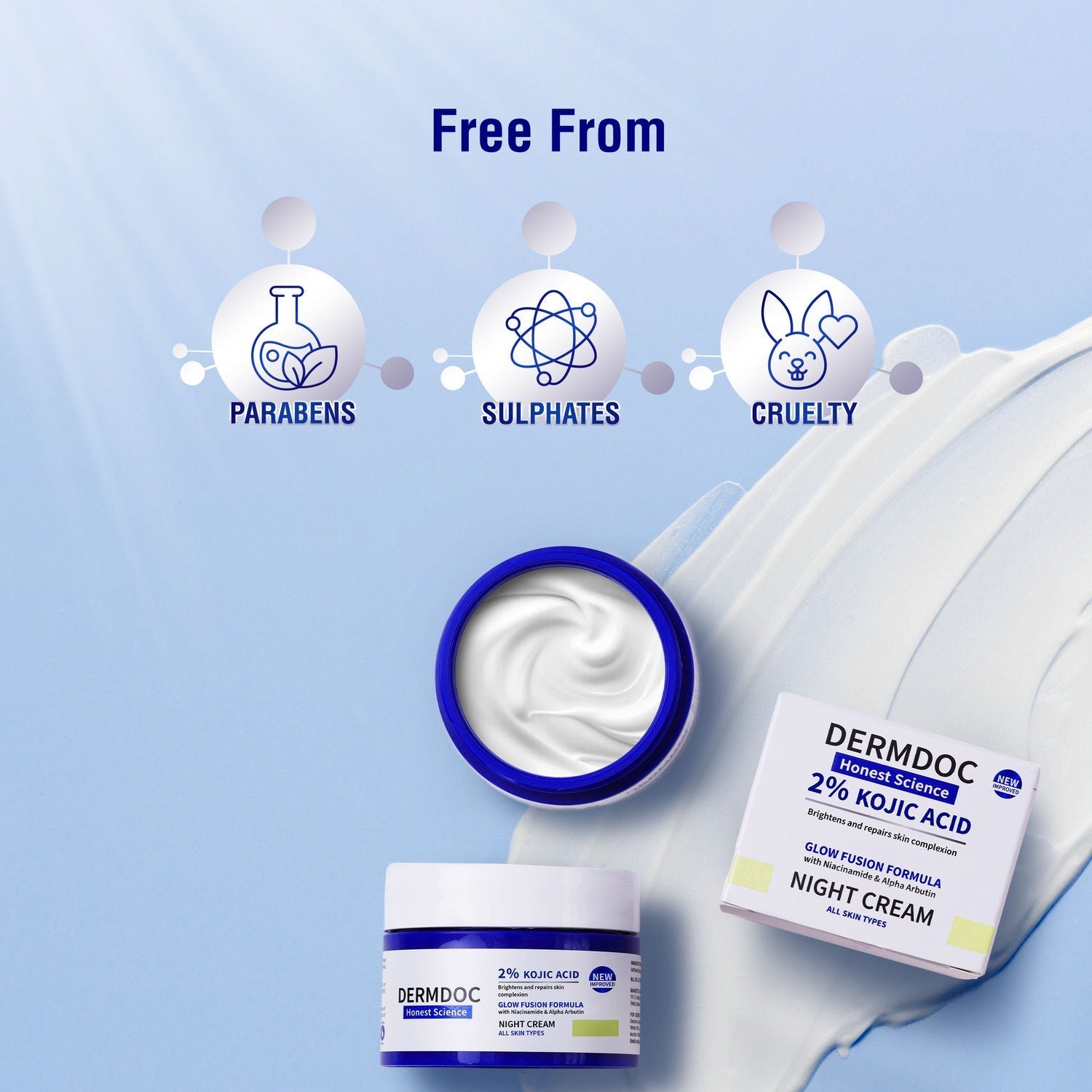 Dermdoc 2% Kojic Acid Night Cream - Grab2buy