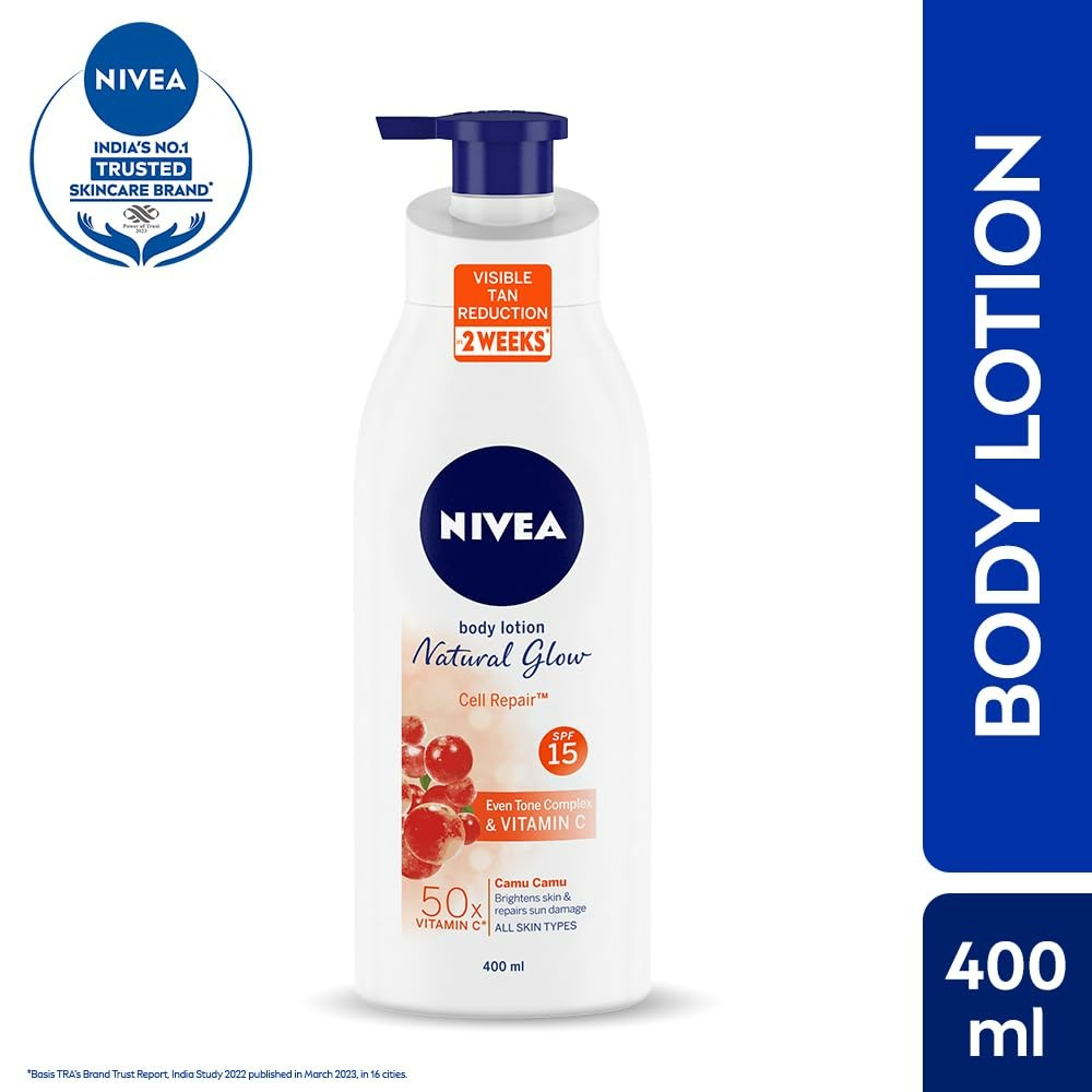 Nivea Body Lotion Natural Glow Cell Repair - Distacart
