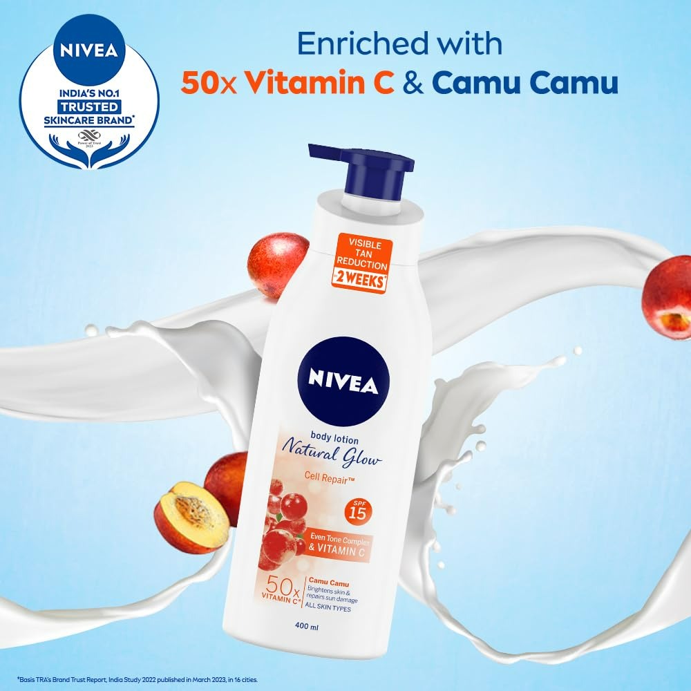 Nivea Body Lotion Natural Glow Cell Repair - Distacart