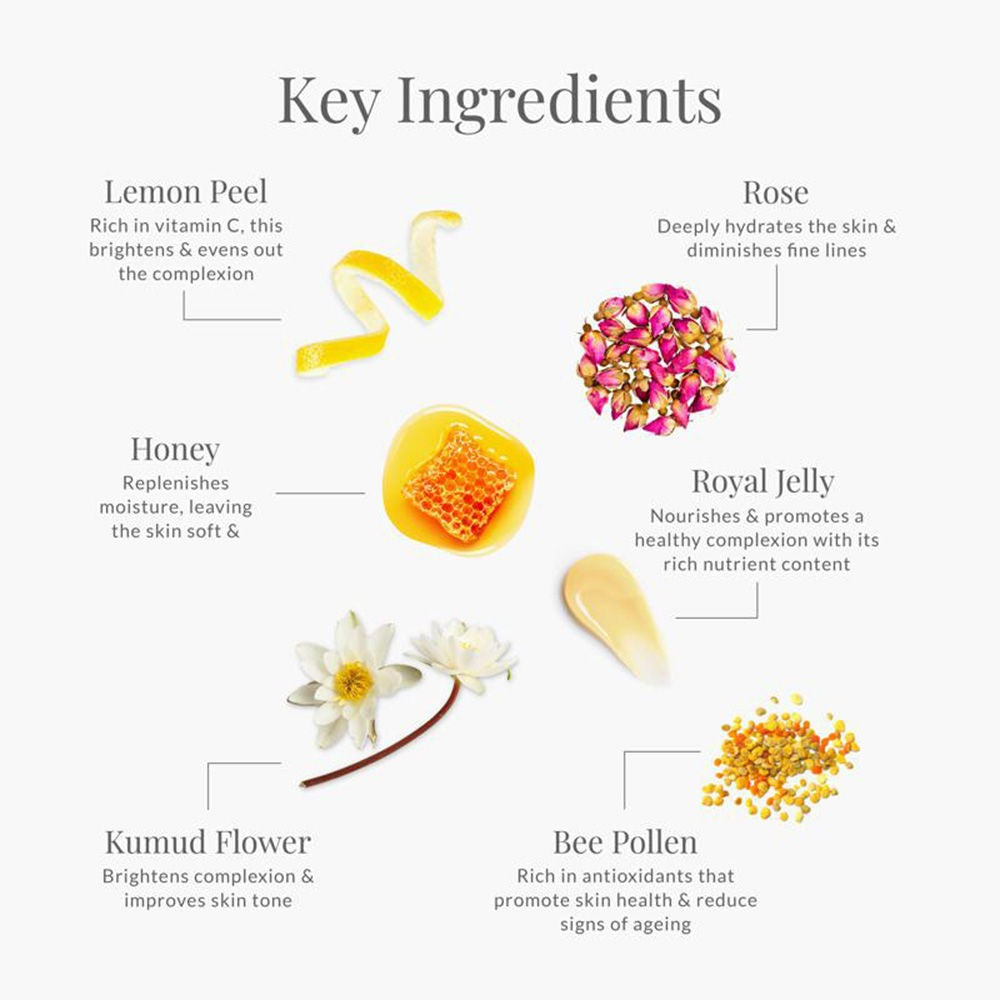 Forest Essentials Delicate Facial Cleanser Mashobra Honey, Lemon & Rosewater - Grab2buy