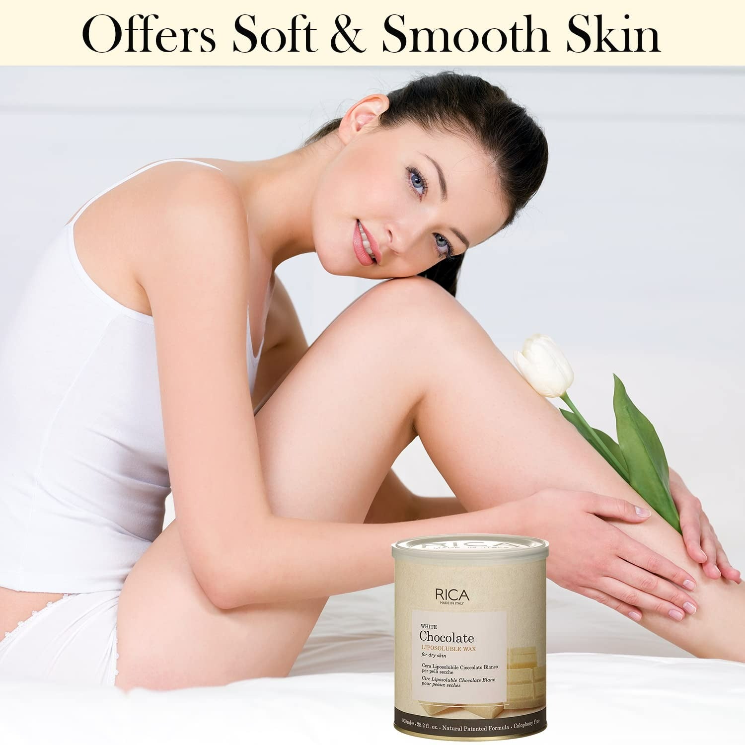 Rica White Chocolate Liposoluble Wax for Dry Skin - Grab2buy