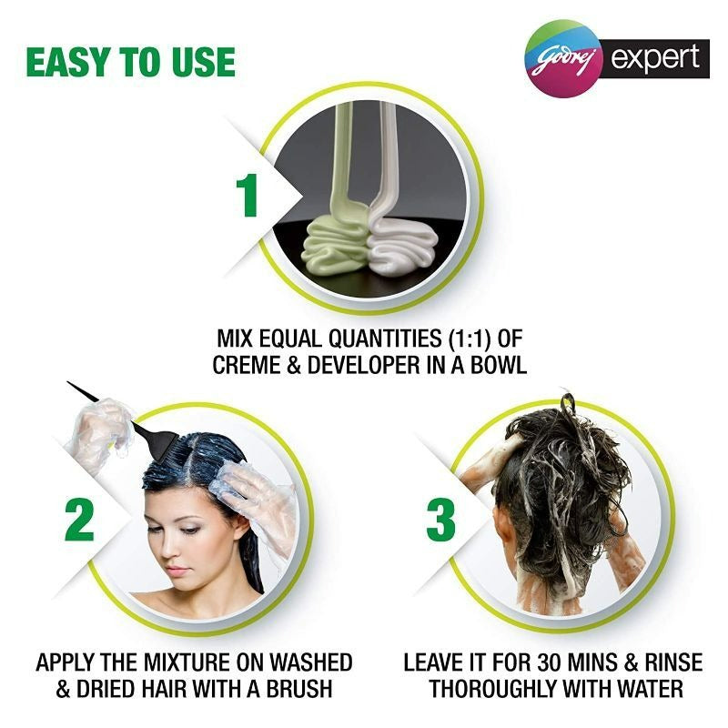 Godrej Expert Rich Creme Hair Natural Black Colour - Grab2buy
