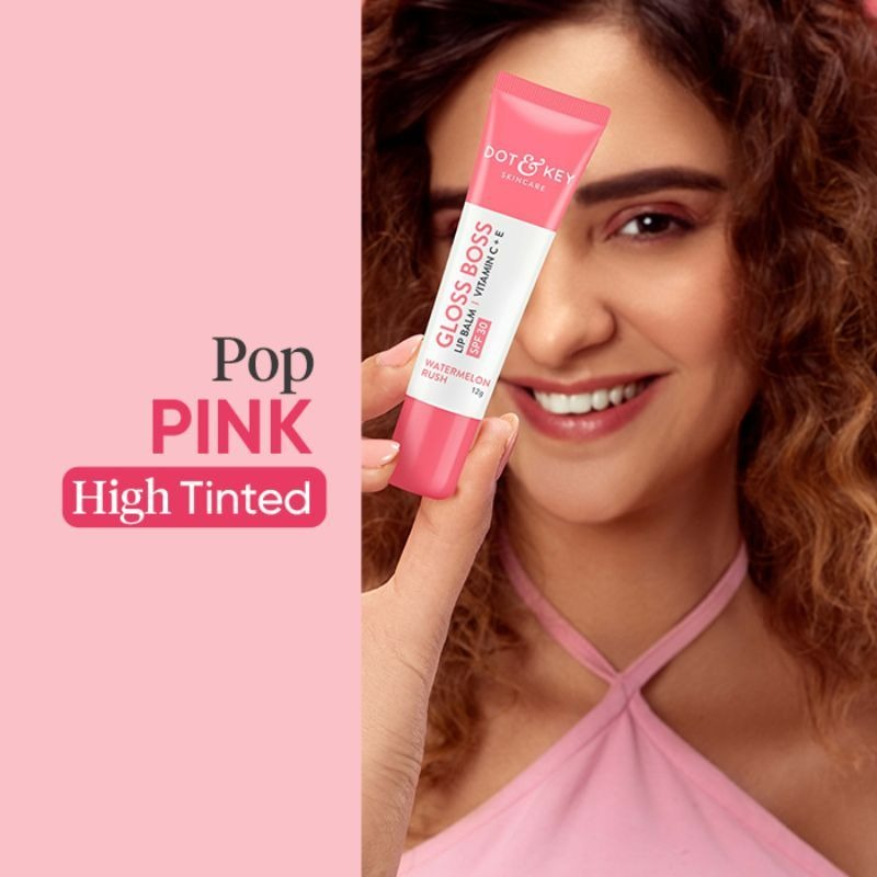 Dot & Key Gloss Boss Watermelon Rush Lip Balm - Grab2buy