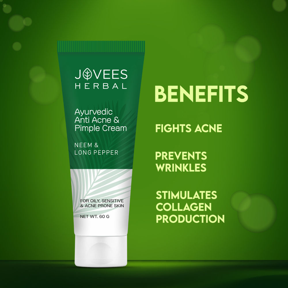 Jovees Neem & Long Pepper Anti Acne & Pimple Cream - Grab2buy