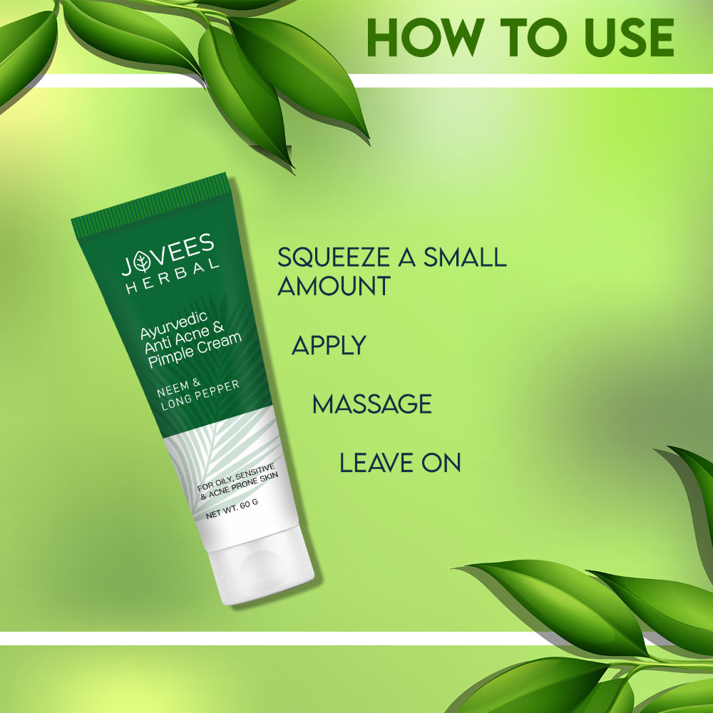 Jovees Neem & Long Pepper Anti Acne & Pimple Cream - Grab2buy