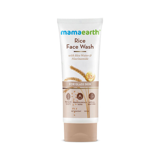 Mamaearth Rice Face Wash With Rice Water & Niacinamide - Grab2buy