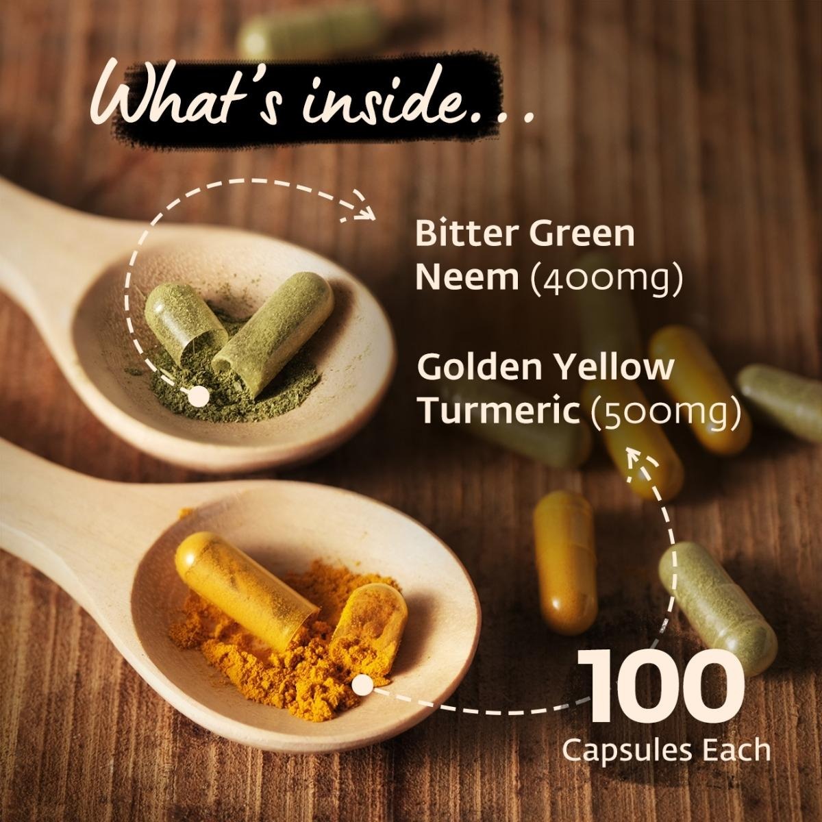 Isha Life Neem and Turmeric Capsules - Grab2buy