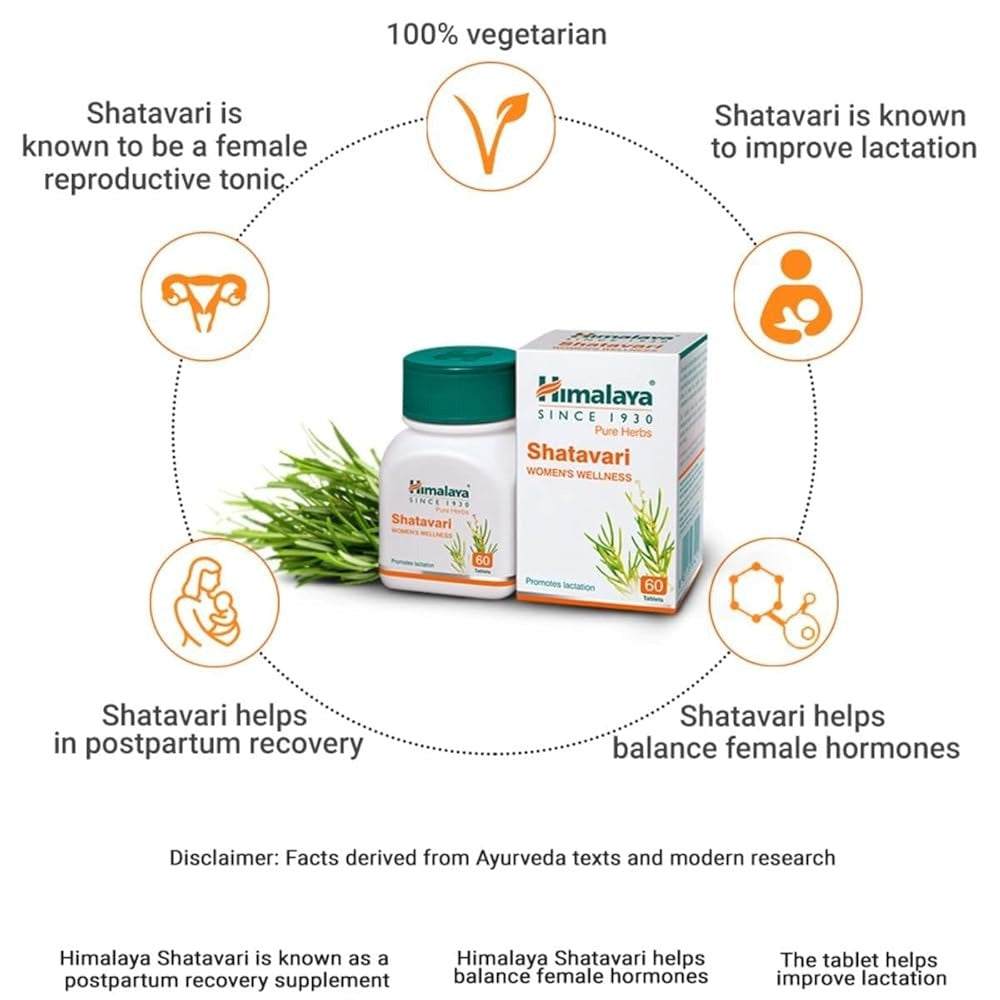 Himalaya Herbals - Shatavari Women's Wellness - Distacart