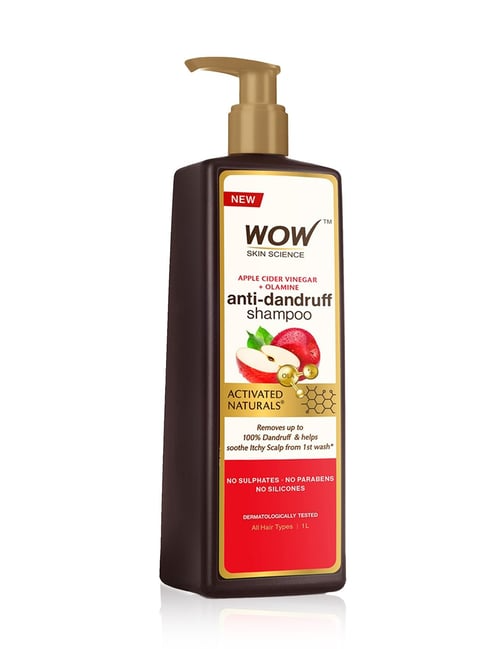 Wow Skin Science Apple Cider Vinegar Shampoo - Distacart