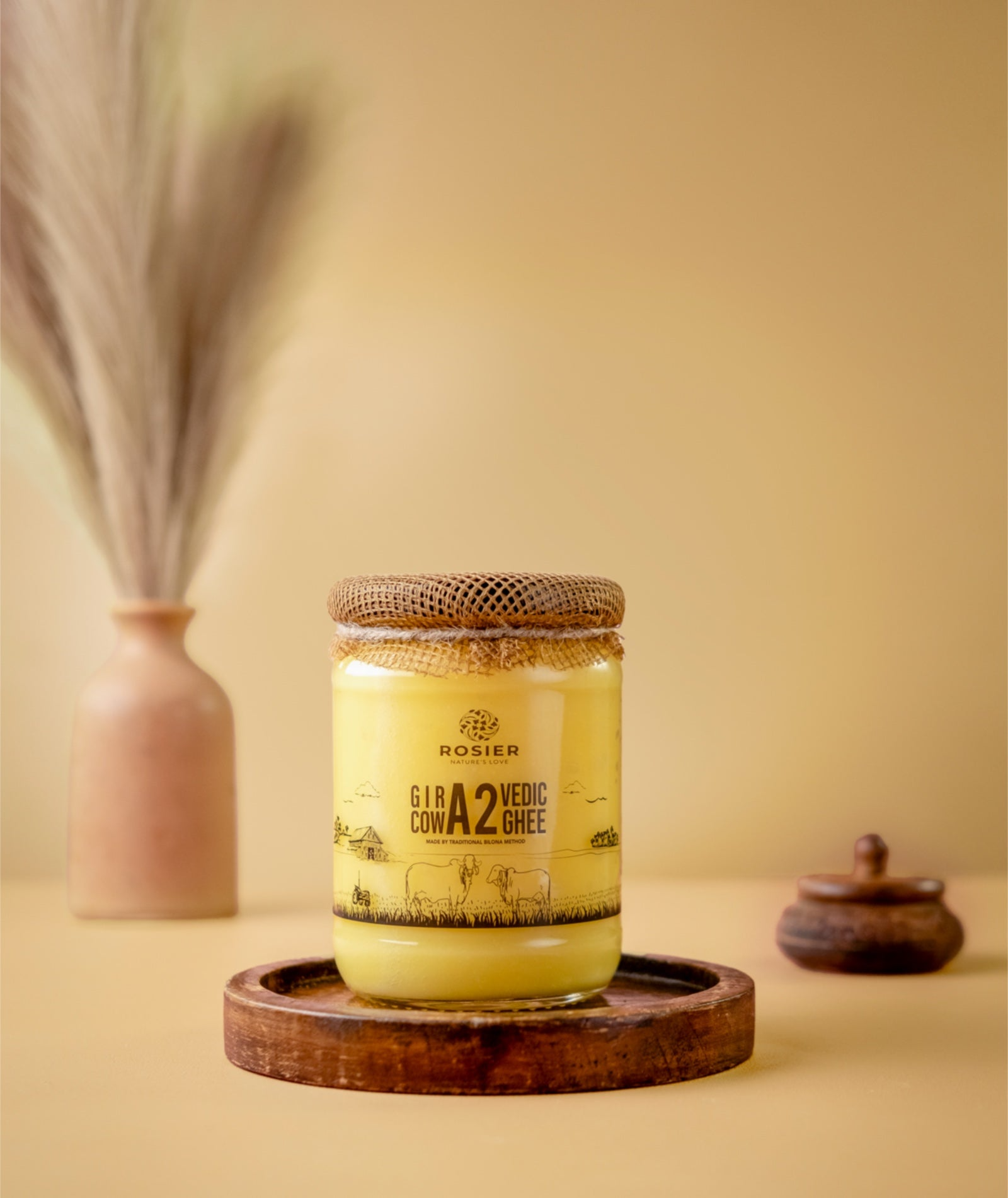 Rosier A2 Gir Cow Bilona Ghee | Traditional Bilona Method A2 Cow Ghee - Distacart