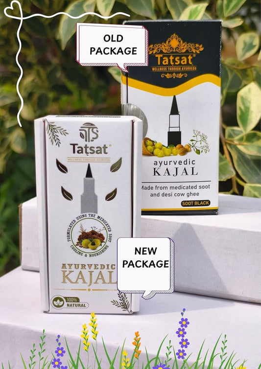 Tatsat 100% Natural Certified Ayurvedic Kajal With Pure Herbs Grab2Buy Tatsat Grab2Buy