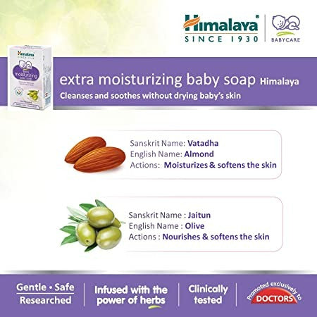 Himalaya Extra Moisturizing Baby Soap - Distacart