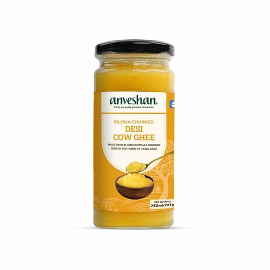 Anveshan A2 Desi Cow Ghee | Pure, Natural & Healthy Ghee | A2 Gir Cow Ghee - Grab2buy