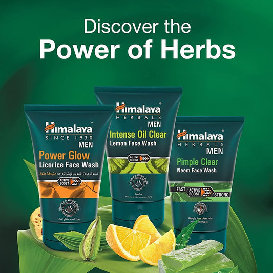 Himalaya Men Pimple Clear Neem Face Wash | Anti-Acne for Men