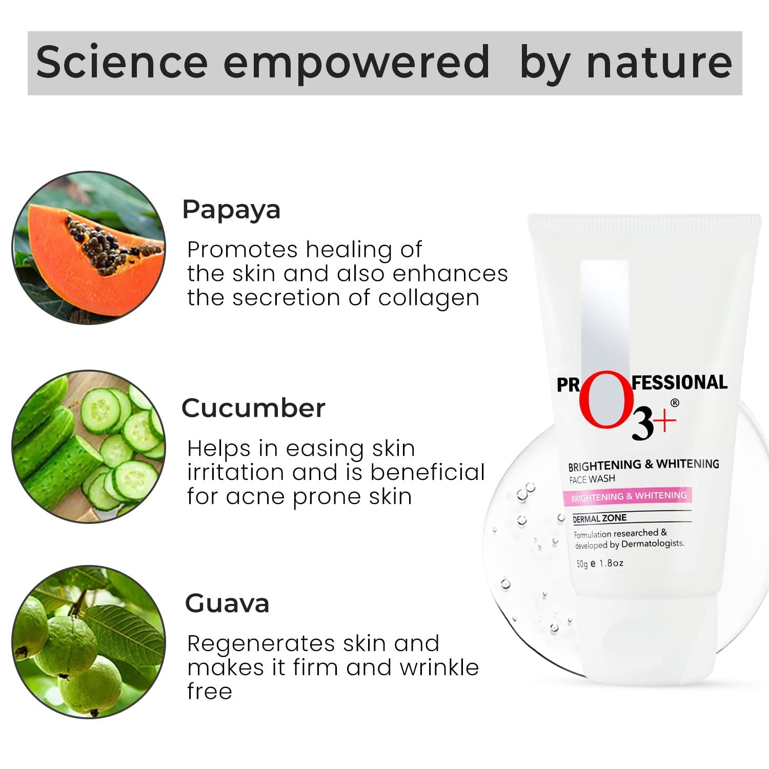 Professional O3+ Brightening & Whitening Face Wash - Grab2buy