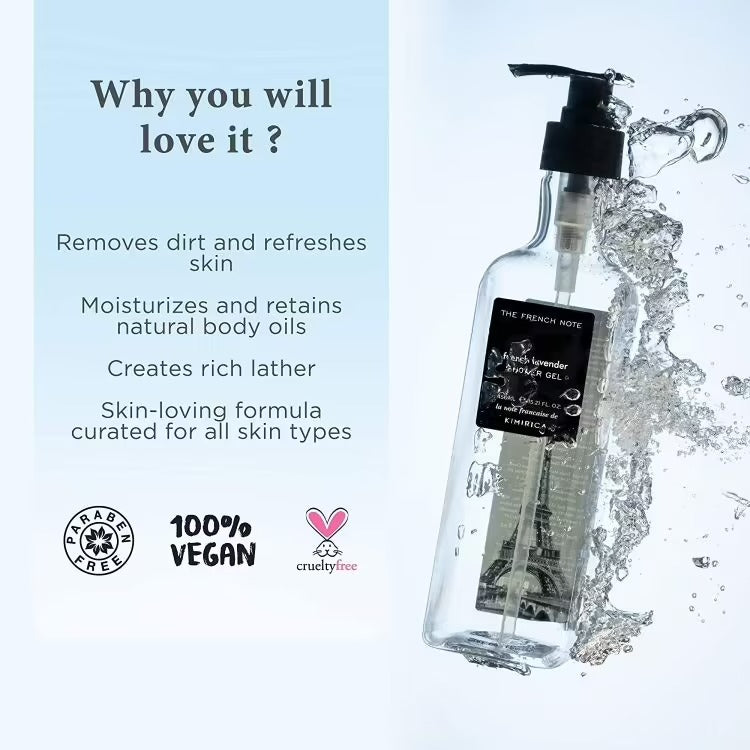 Kimirica The French Note French Lavender Shower Gel - Grab2buy