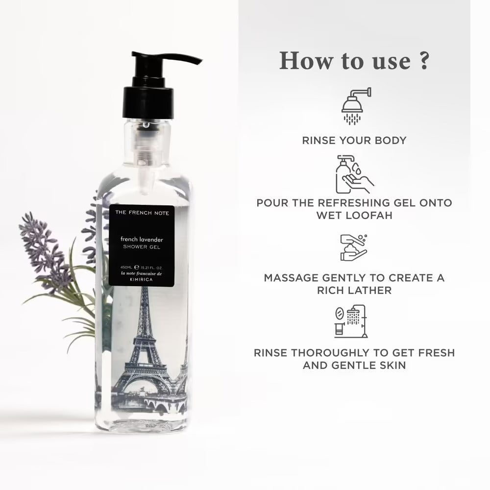 Kimirica The French Note French Lavender Shower Gel - Grab2buy