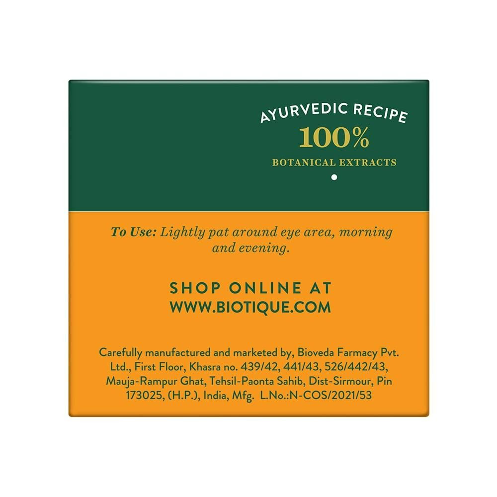 Biotique Bio Almond Soothing And Nourishing Eye Cream - Grab2buy