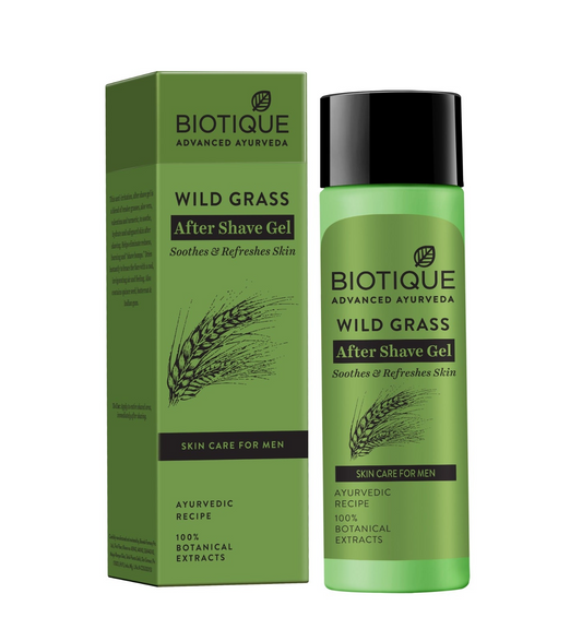Biotique Bio Wild Grass A Soothing After Shave Gel For Men Grab2Buy Biotique Grab2Buy