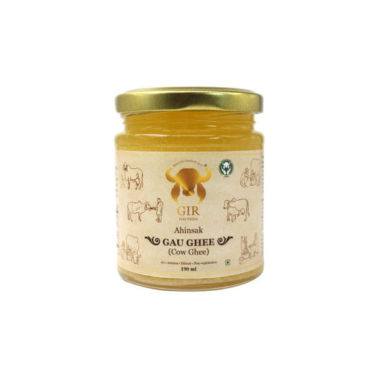 Gir Ahinsak Gau Ghee (A2) Bilona - A2 Ghee, Traditional Bilona Ghee, Desi Pure Breed Gir Gaumata (A2) | Grab2Buy