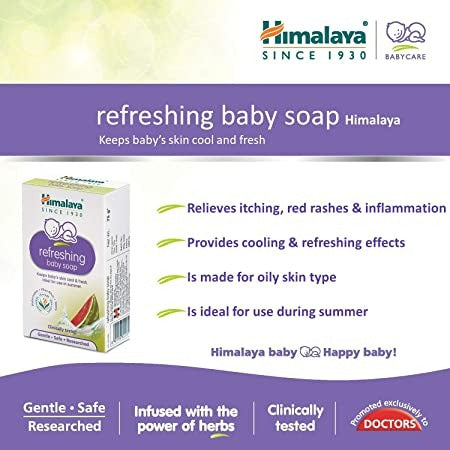 Himalaya Herbals - Refreshing Baby Soap - Grab2buy
