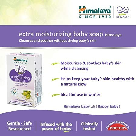 Himalaya Extra Moisturizing Baby Soap - Grab2buy