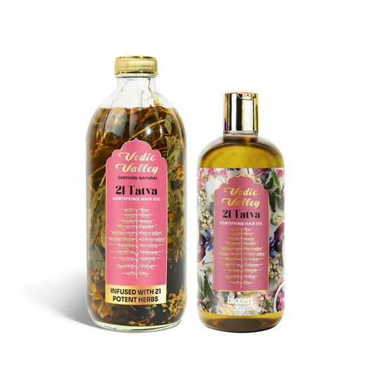 Vedic Valley Ayurvedic 21 Tatva Hair Brew Oil with 21 Herbs & Refill Combo Grab2Buy Vedic Valley Grab2Buy