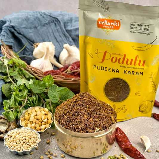 Vellanki Foods Pudina Karam - Grab2buy