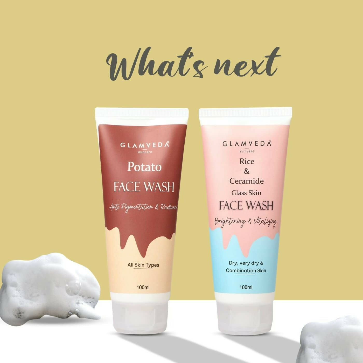 Glamveda Chia Seeds & Squalene Nourishing Face Wash - Grab2buy