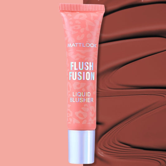 Matt Look Flush Fusion Liquid Blusher - Cherry Blossom-02