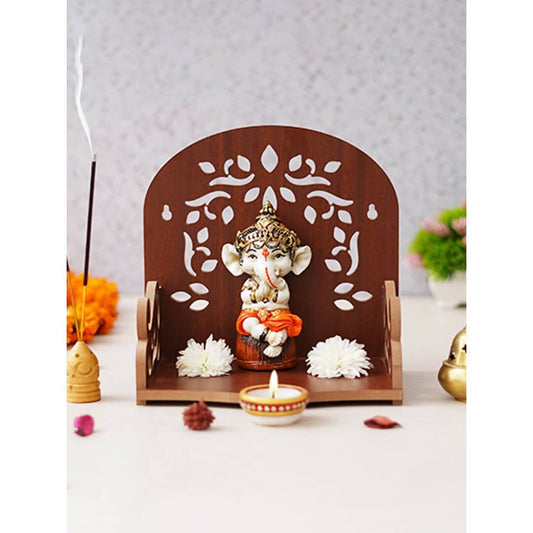 Grab2Buy Brown Design Wooden Temple