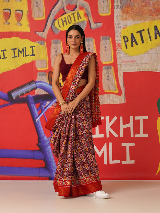 Tikhi Imli Ethnic Motifs Printed Cotton Ready to Wear Grab2Buy