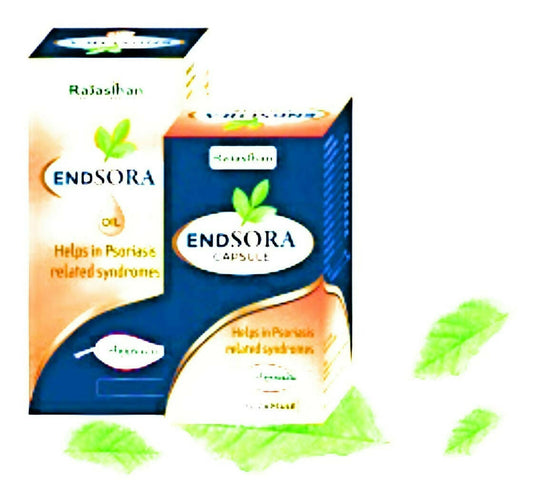 Rajasthan Herbals International Ayurvedic Endsora Capsules & Endsora Oil Combo - Grab2buy