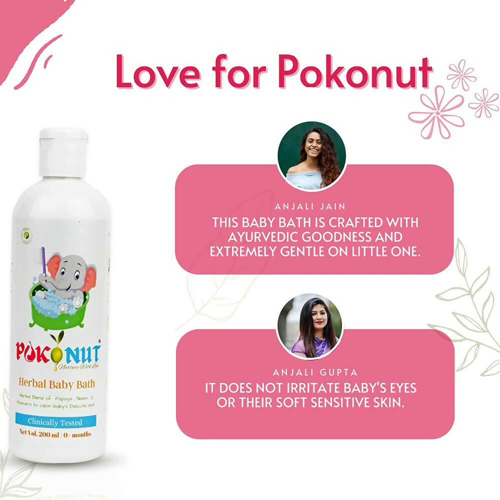 Pokonut Herbal Baby Body Bath - Grab2buy