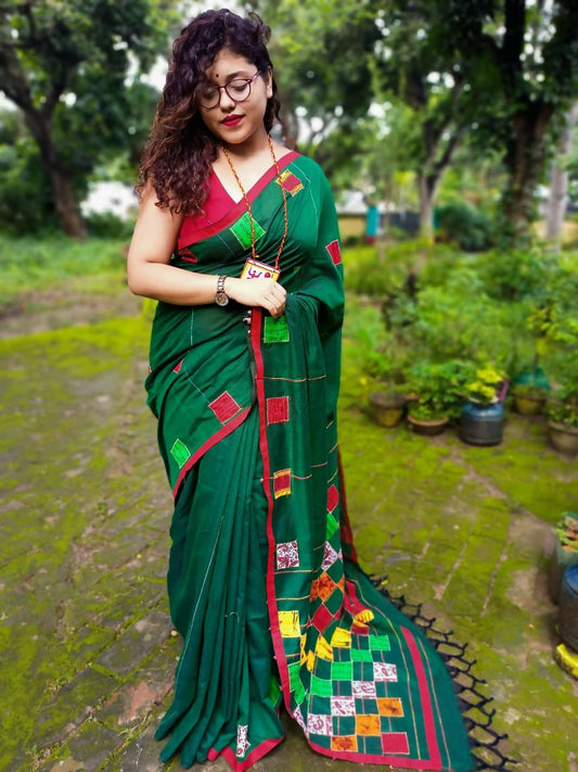 Exclusive Collection Multy Beautiful Cotton Applique Work Grab2Buy