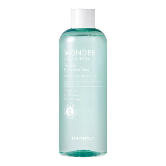 Tonymoly Wonder Tea Tree Pore Fresh Toner - Korean Skincare | Swadesiicart