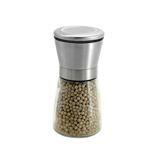 LocoKerala Tellicherry White Peppercorns with Grinder - Grab2buy