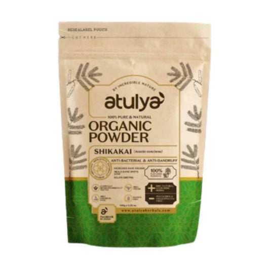 Atulya Pure & Natural Shikakai Organic Powder Grab2Buy Atulya Grab2Buy