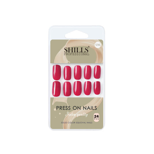 Shills Professional Reusable Press On Nails Square - SPN596